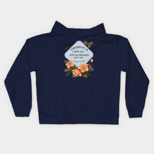 Anne Of Green Gables: Tomorrow Is A New Day With No Mistakes In It Yet Kids Hoodie